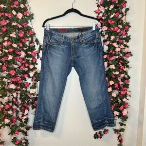 Adriano Goldschmied Blue Wash The Superfly Jeans Capri Womens Casual Denim 27R